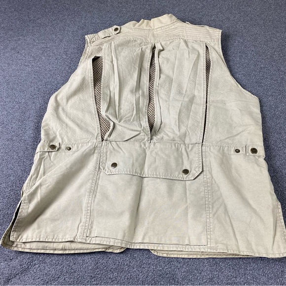 Vintage Mens Banana Republic Tactical Multi pocket Fishing Vest Men’s Sz Medium - Picture 5 of 10